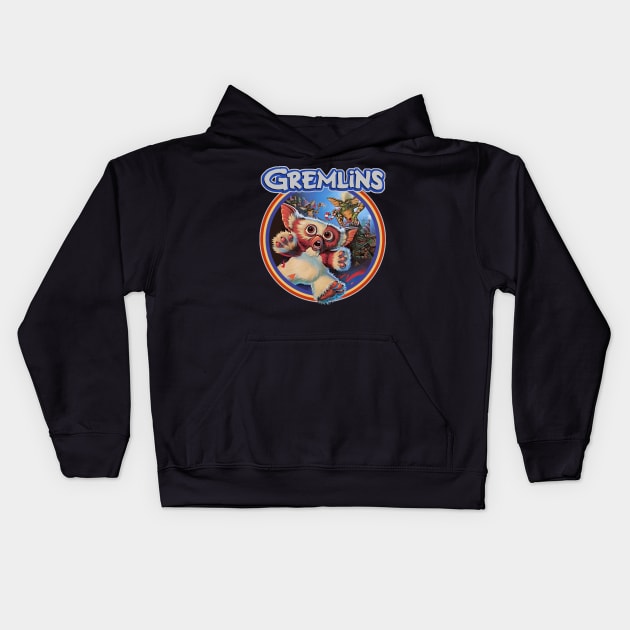 The Cultural Impact Of Gremlins A 80s Movie Phenomenon Kids Hoodie by Nychos's style